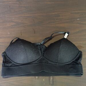 PINK Victoria's Secret Black Lace Bralette